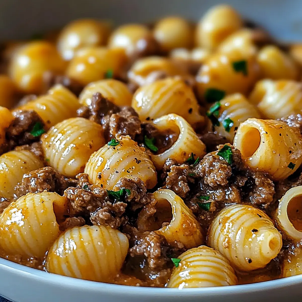 Beef and Shells Recipe