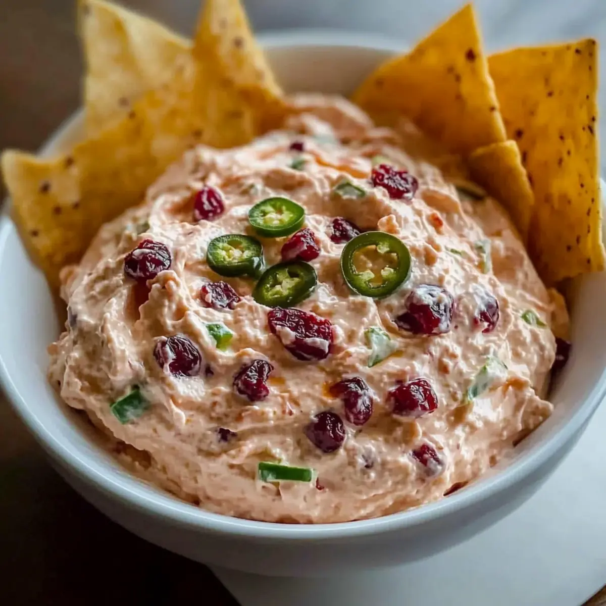 Cranberry Jalapeño Cream Cheese Dip