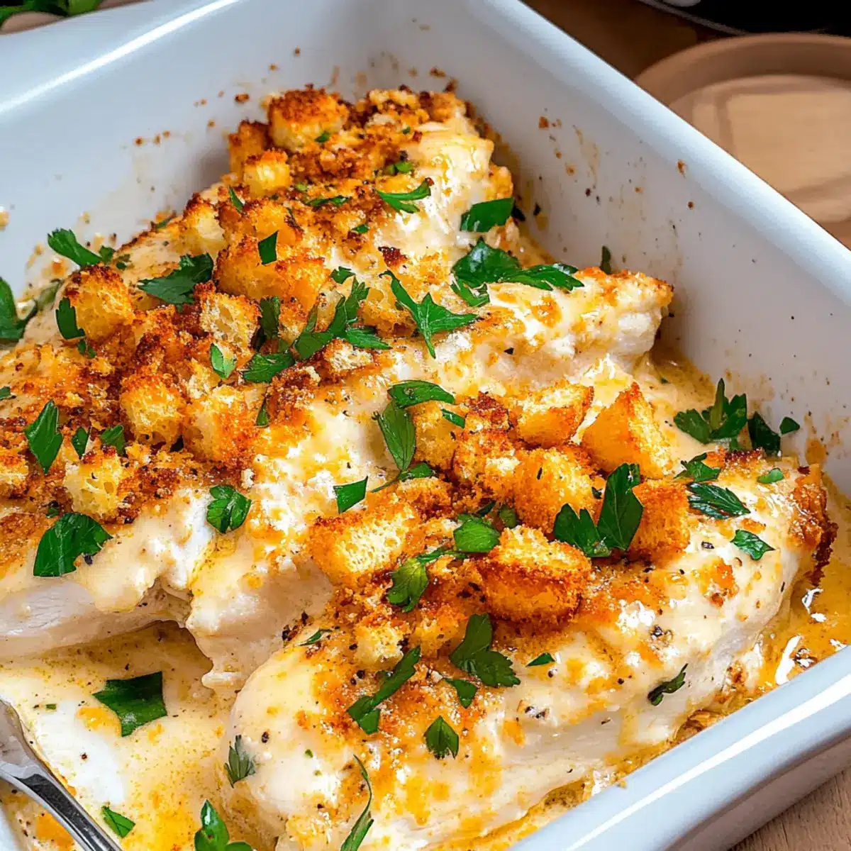 Baked Caesar Chicken