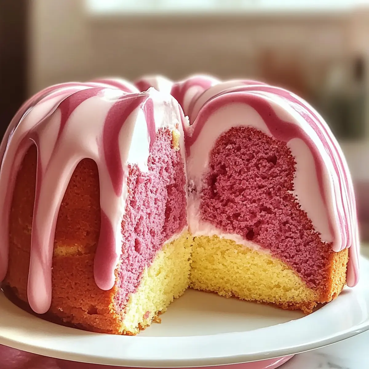 Strawberry Milkshake Pound Cake Recipe
