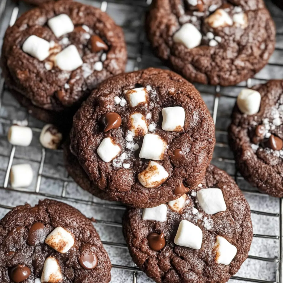 Hot Chocolate Cookies
