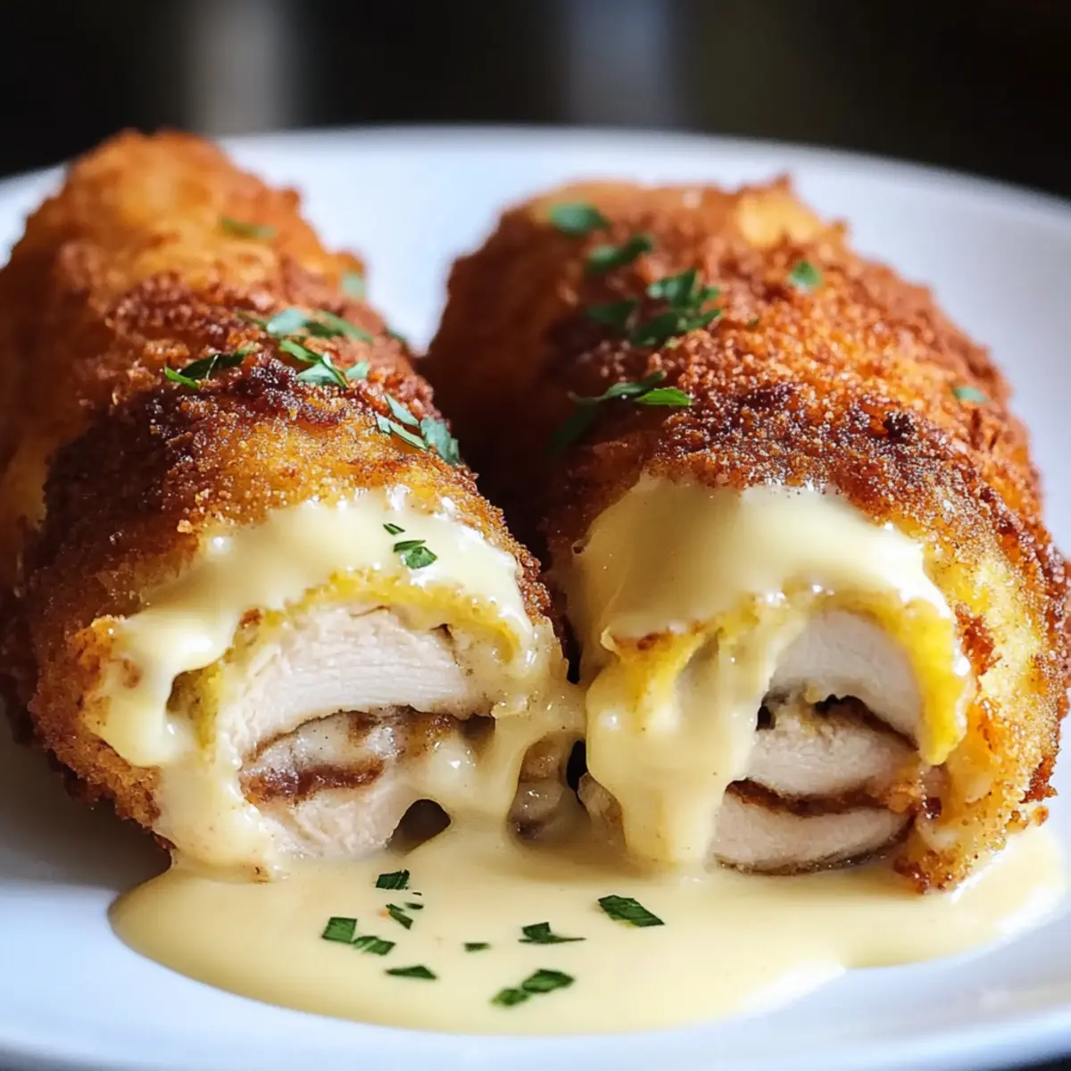 Chicken Cordon Bleu with Swiss Cheese