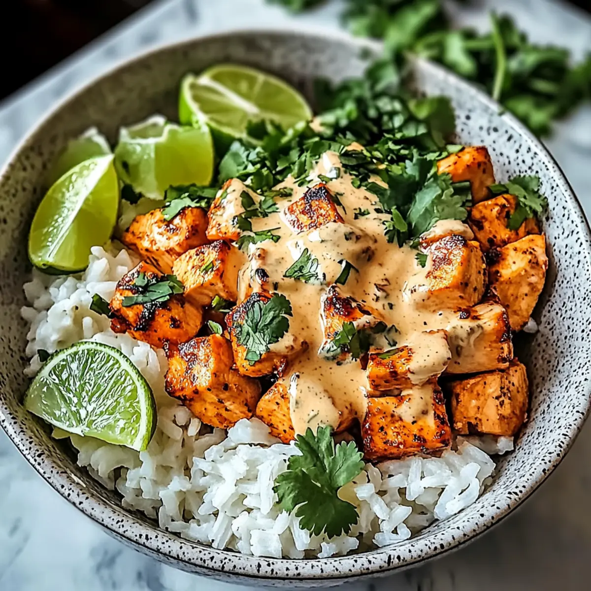 Coconut Chicken Rice Bowl