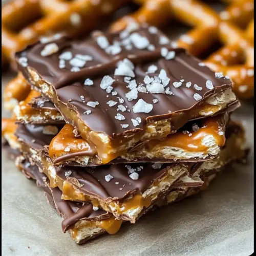 Salted Caramel Pretzel Bark