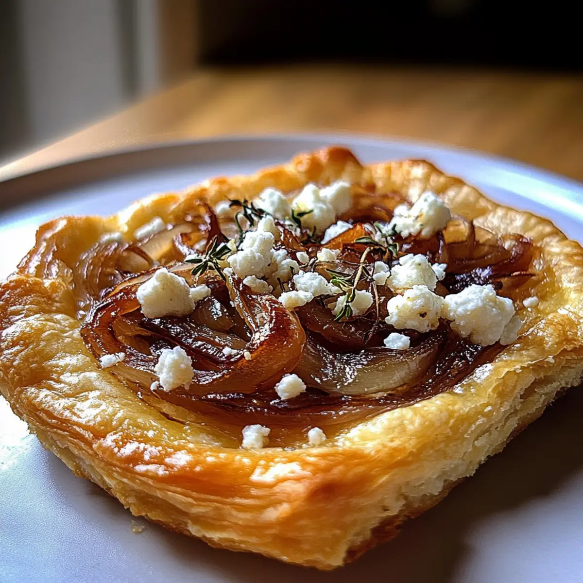 Caramelized Onion and Goat Cheese Tarts