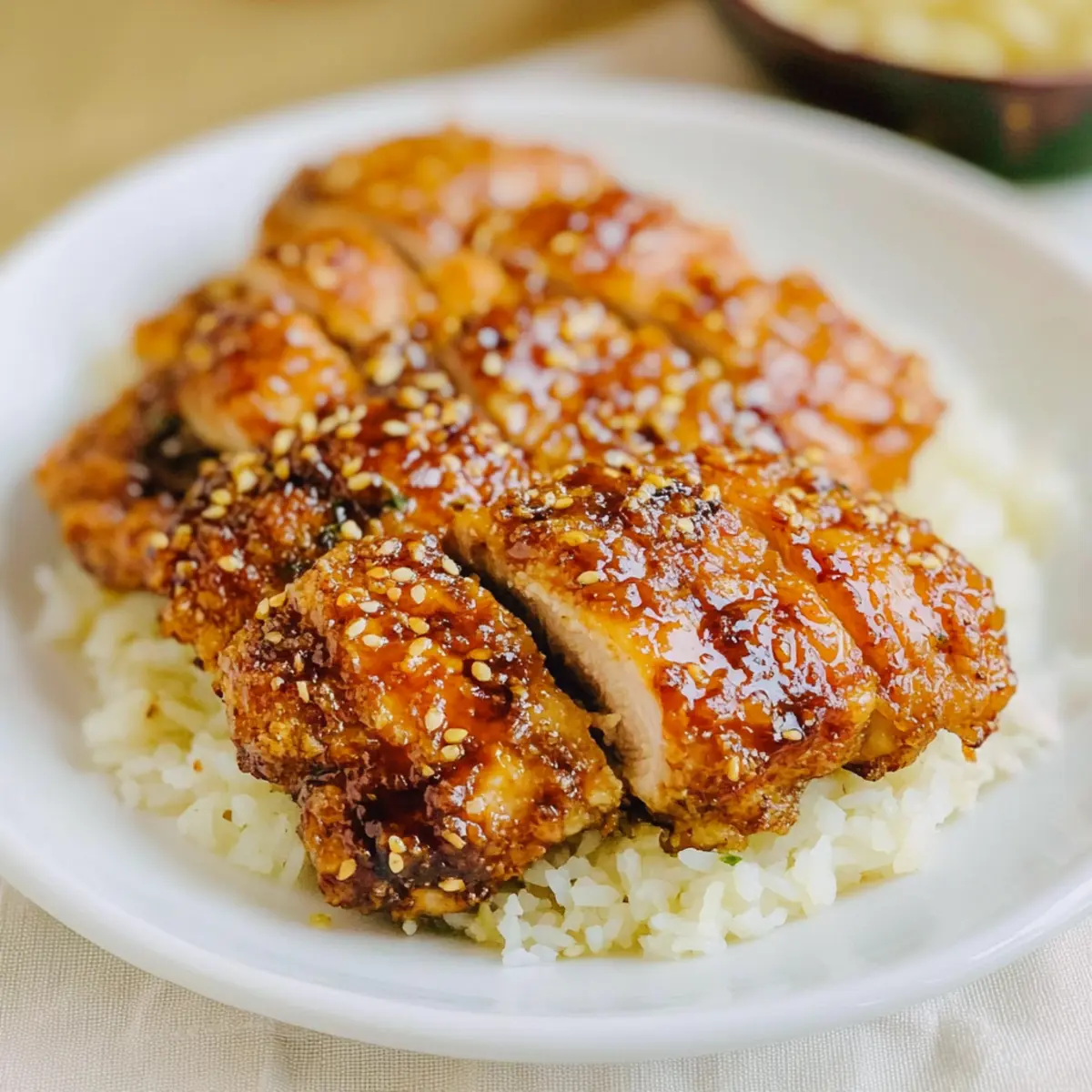 Honey Garlic Crispy Chicken