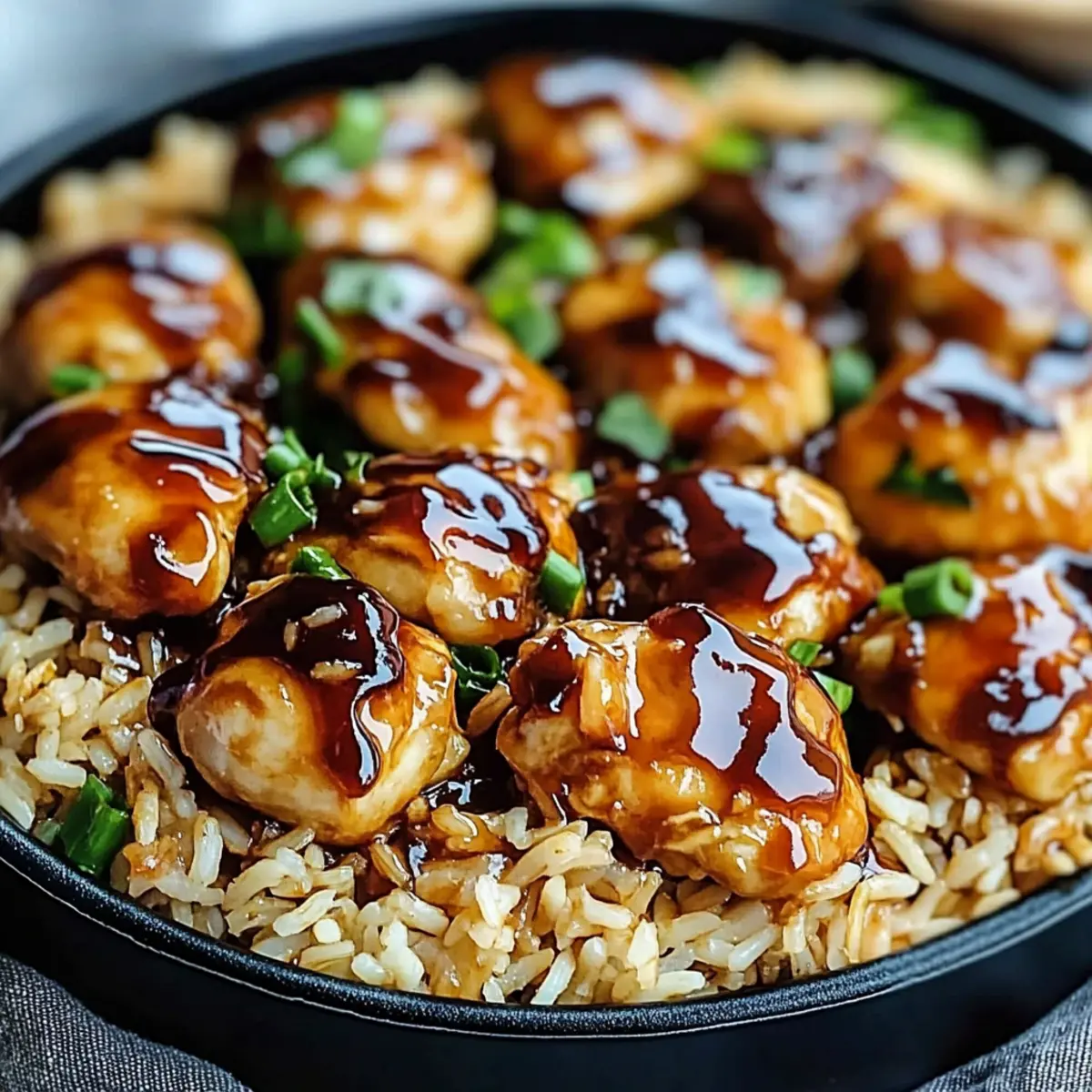 Honey BBQ Chicken Rice