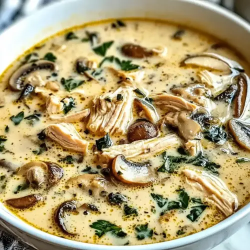 Rotisserie Chicken Mushroom Soup