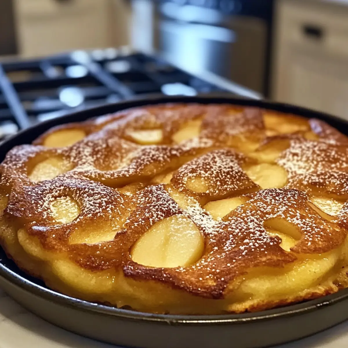 Apple Cinnamon German Pancake