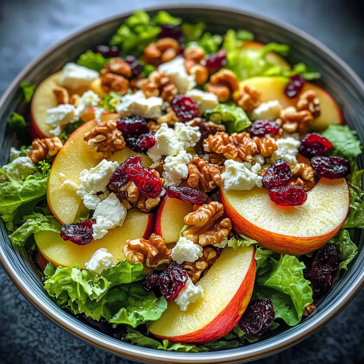 Honeycrisp Apple Feta Salad