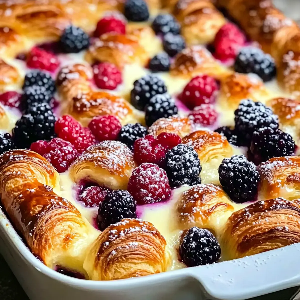 Berry Croissant Breakfast Bake