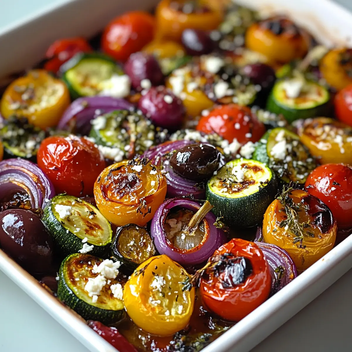 One Pan Greek Vegetables Recipe