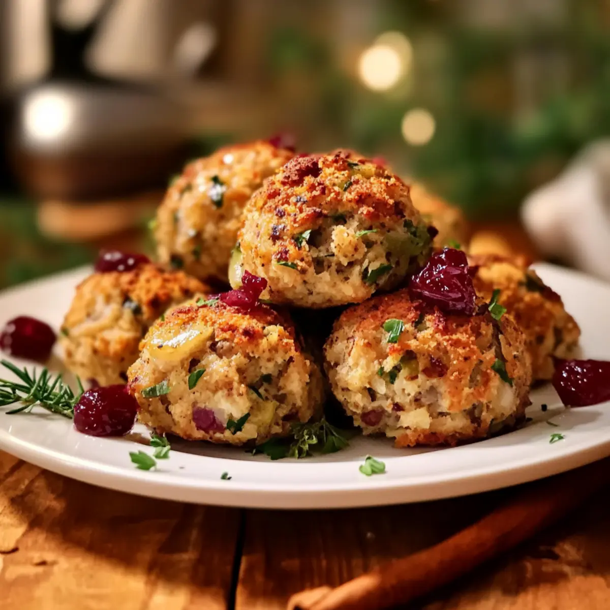 Turkey Stuffing Balls