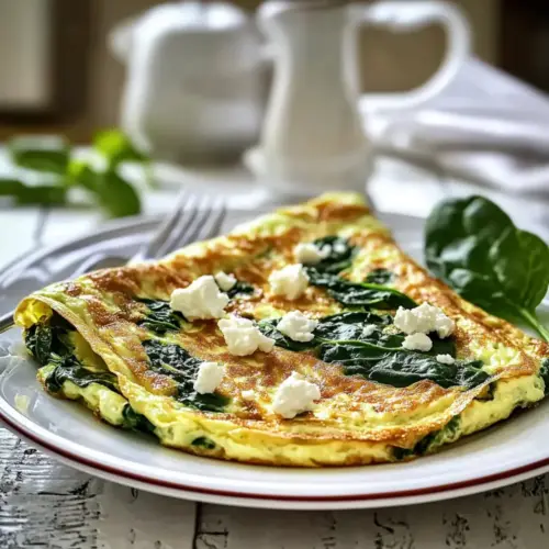 Spinach & Feta Omelette