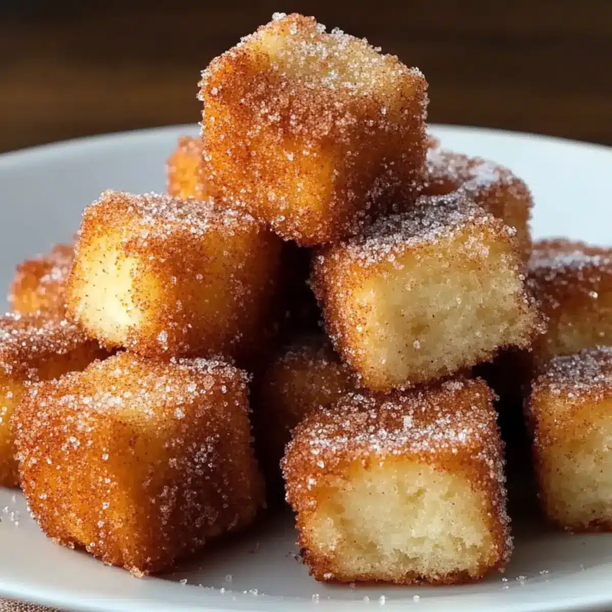 Angel Cake Churro Bites