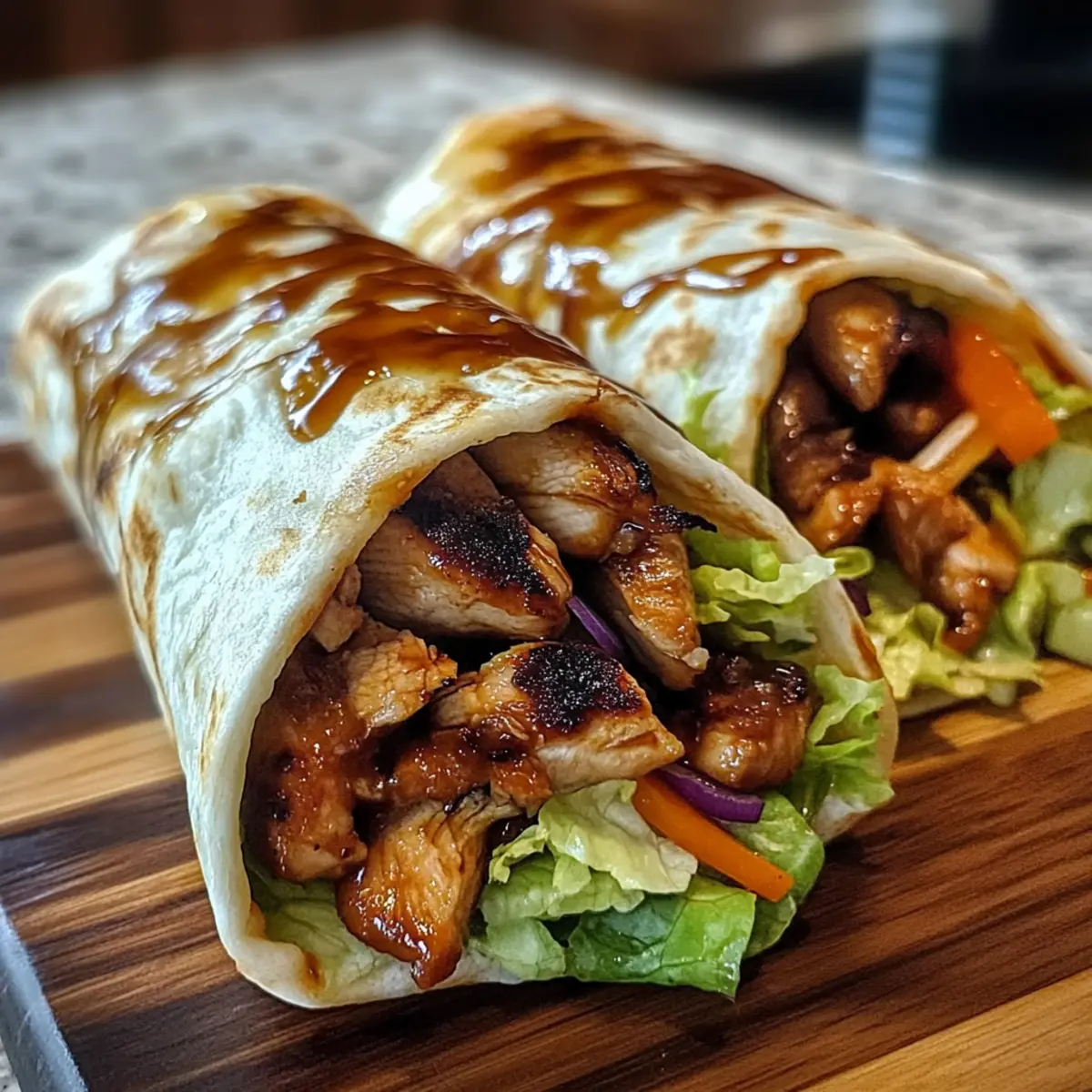 Teriyaki Chicken Wrap Recipe