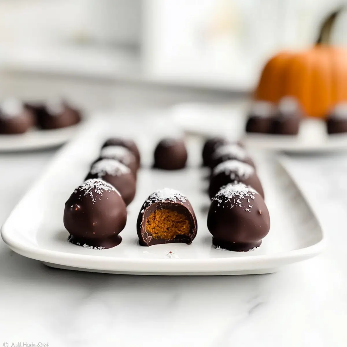 Healthy Pumpkin Truffles