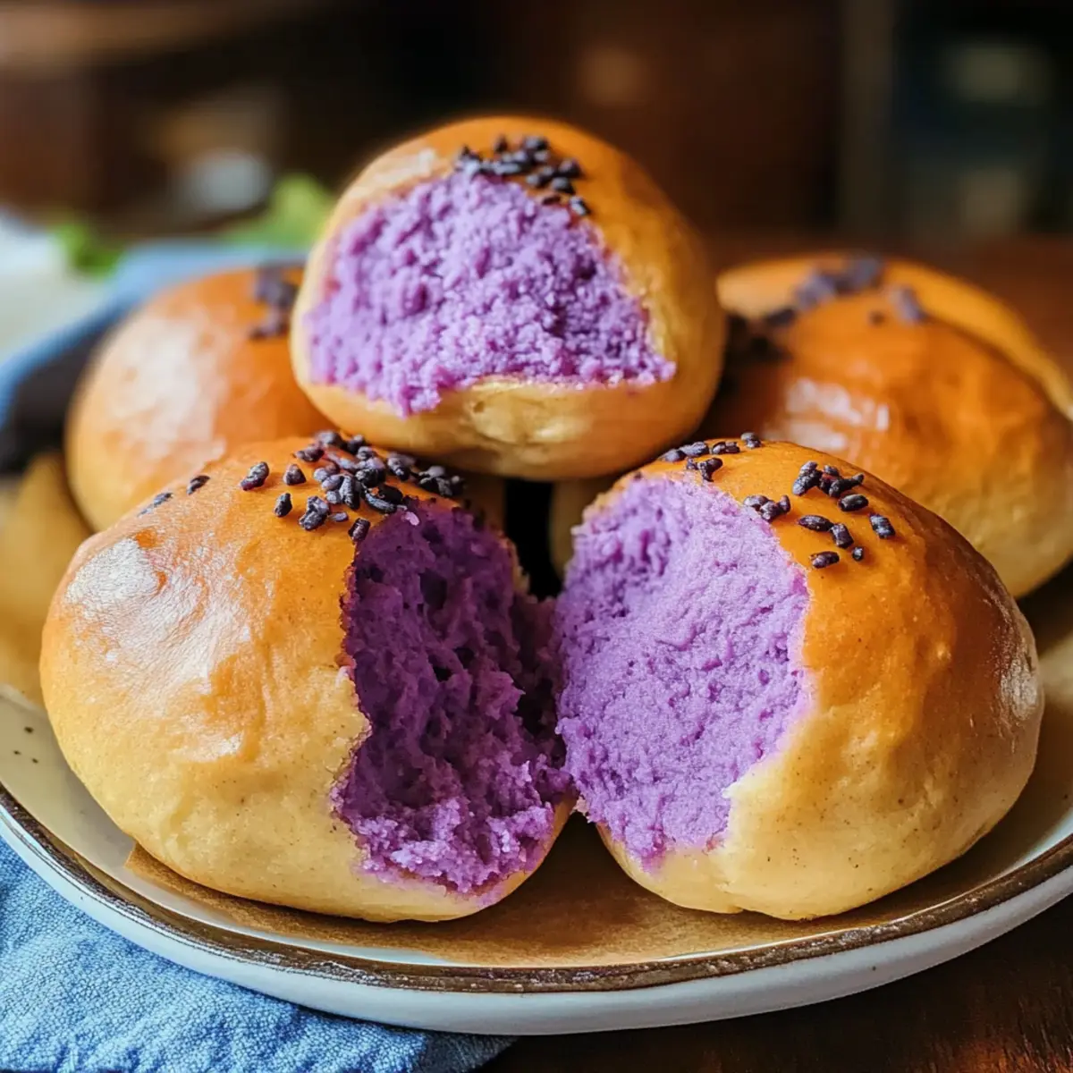 Soft Purple Sweet Potato