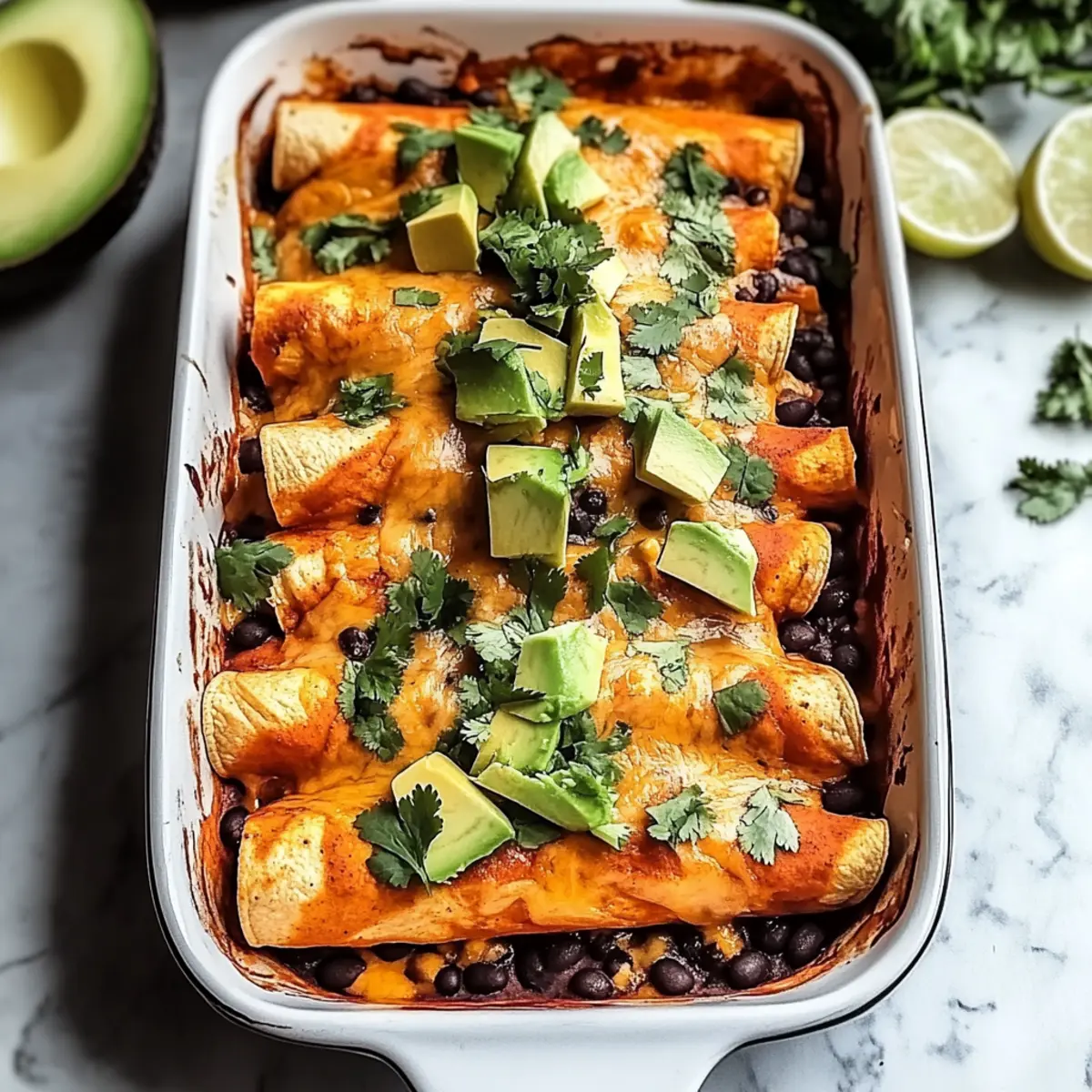 Black Bean and Sweet Potato Enchiladas