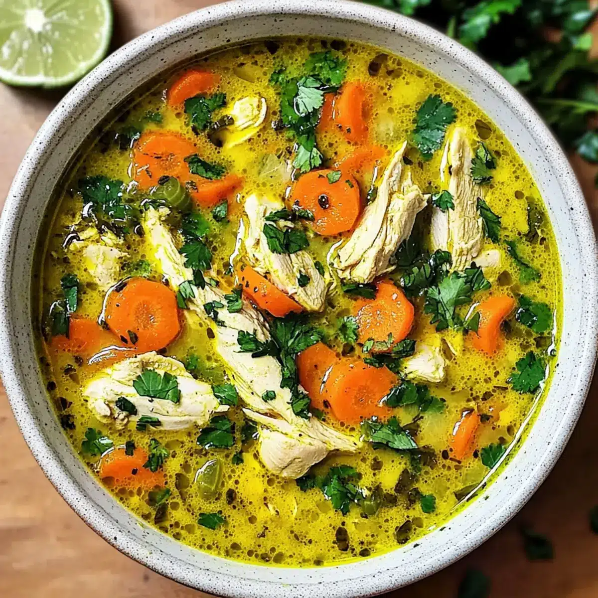 Turmeric Chicken Soup Recipe