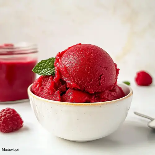 Ninja Creami Raspberry Sorbet