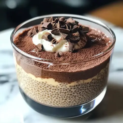 Tiramisu Chia Pudding
