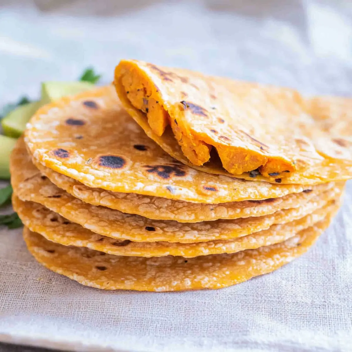 Vegan Sweet Potato Tortillas