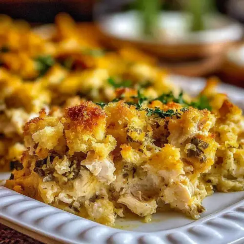 Chicken & Stuffing Casserole