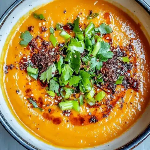 Spicy Miso Carrot Soup