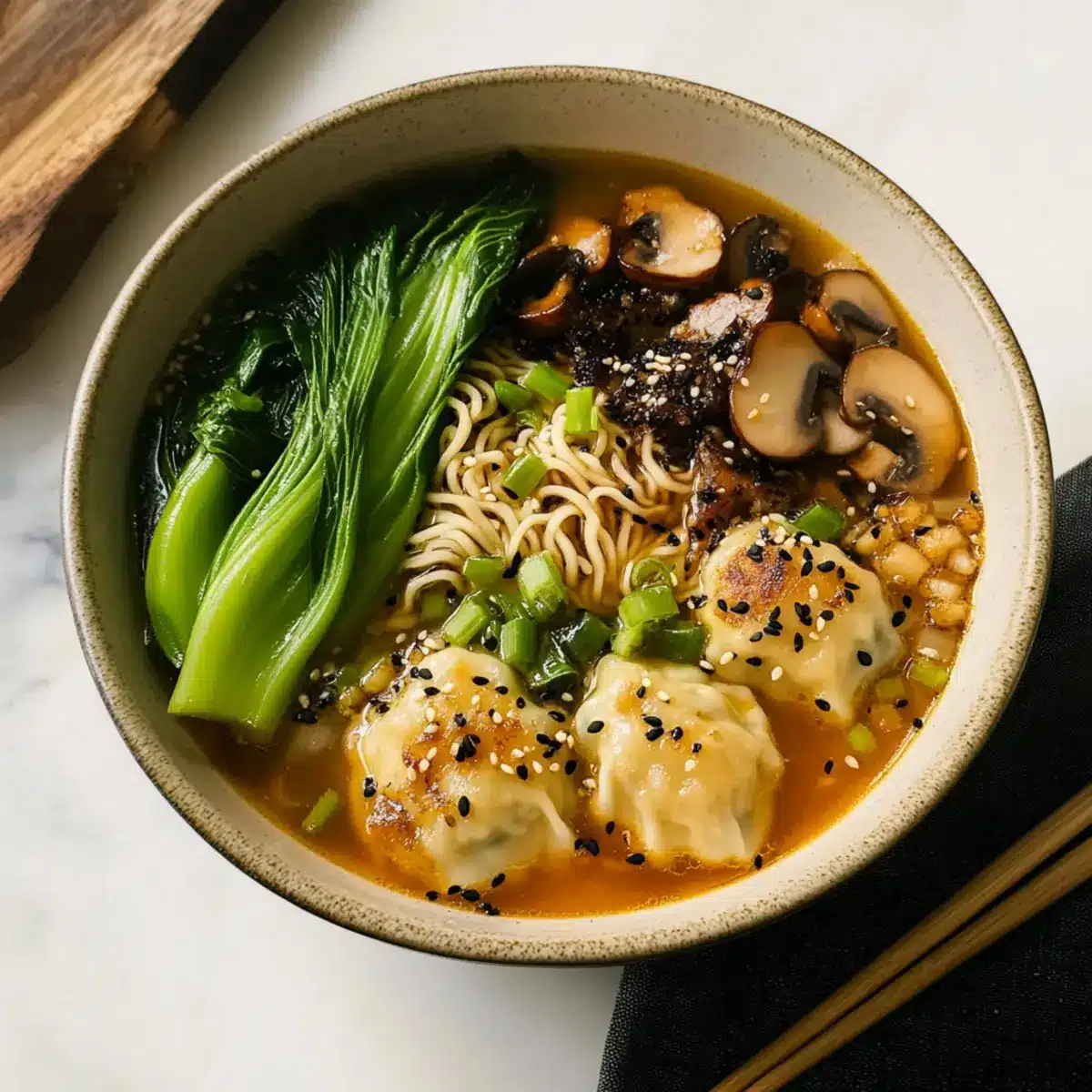 Dumpling Ramen Bowl