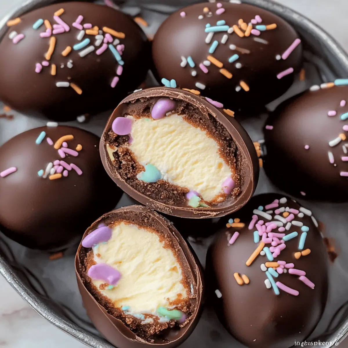 Easter Egg Cheesecake