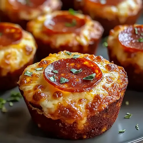 Carnivore Pizza Muffins