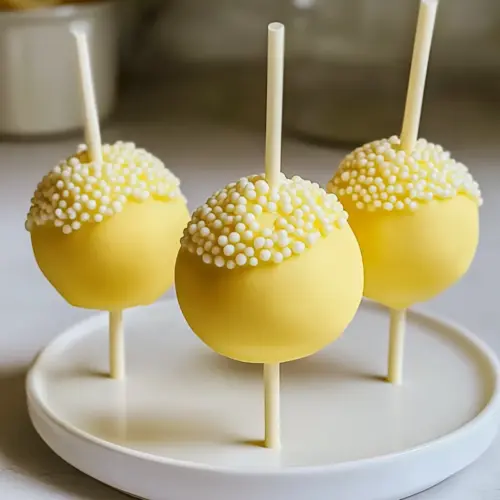 Lemon Cake Pops