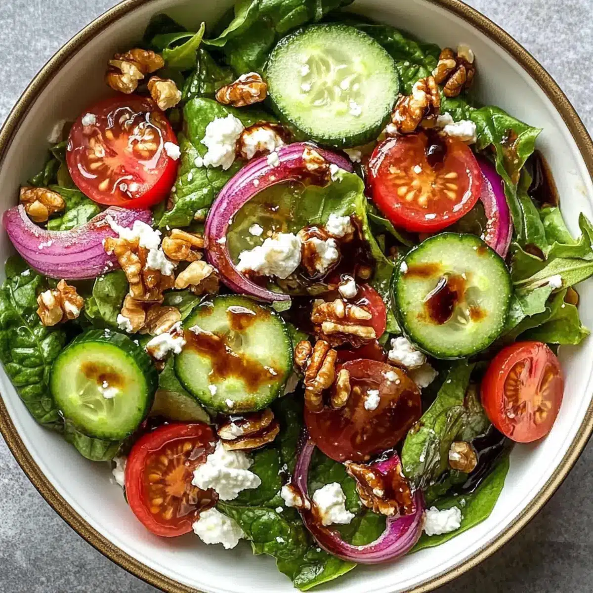 Spring Mix Salad with Balsamic Honey