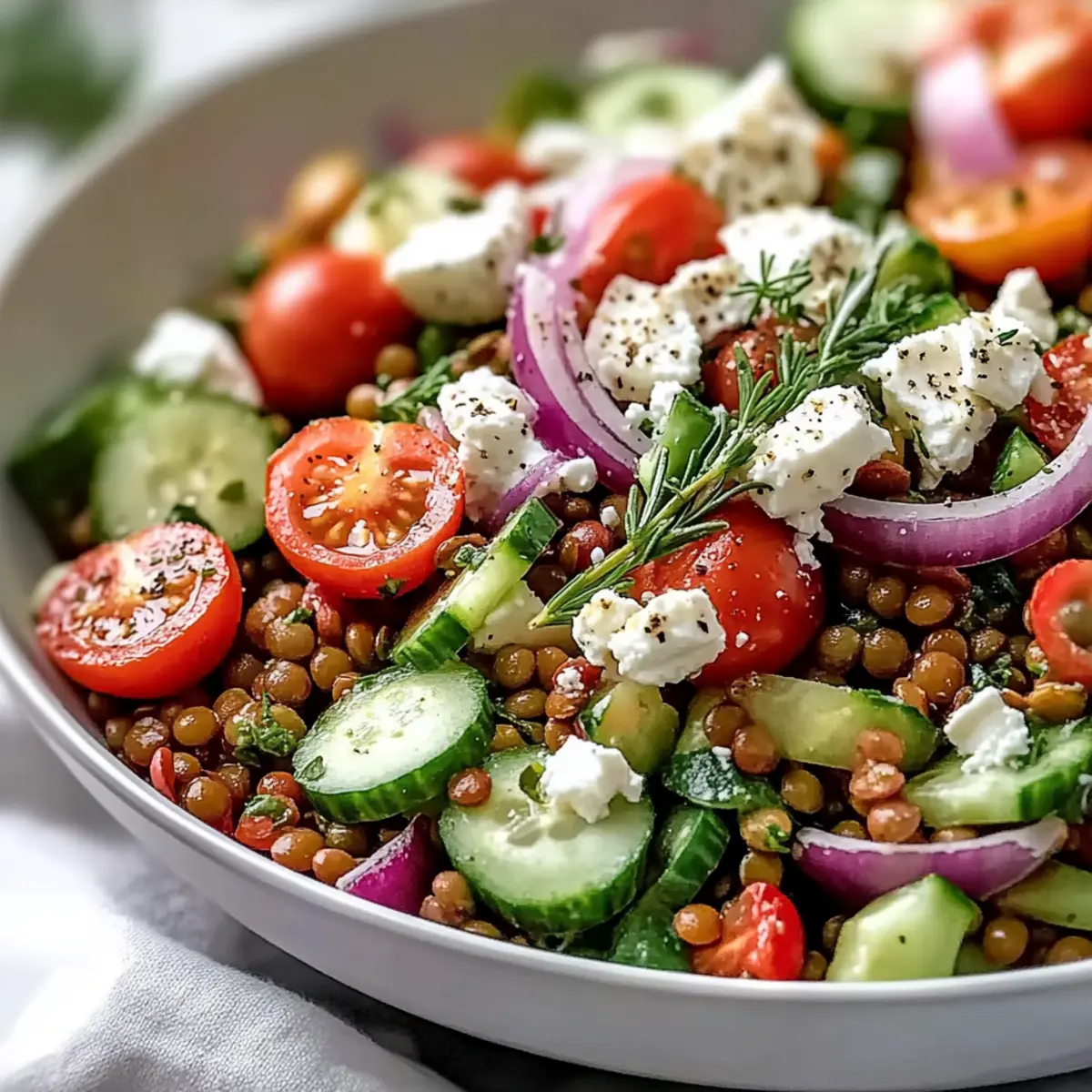 Mediterranean Lentil Salad