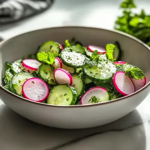 Spring Radish and Cucumber Salad