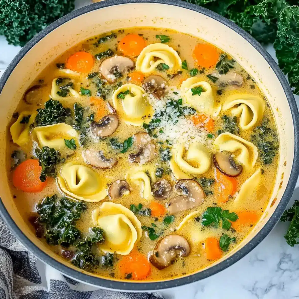 Vegetable Tortellini Soup