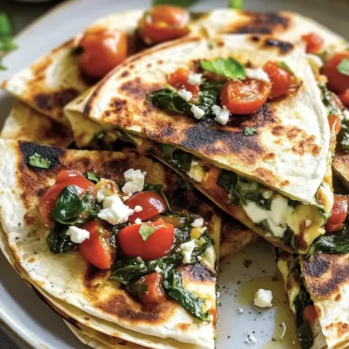 Mediterranean Quesadillas