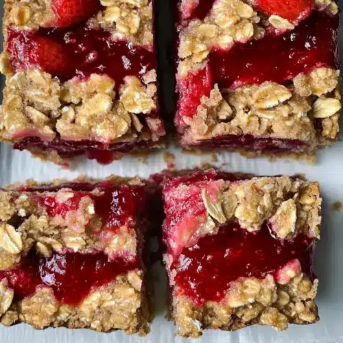 Oatmeal Rhubarb Bars