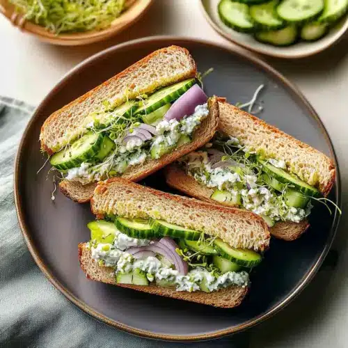 Cucumber Salad Sandwiches