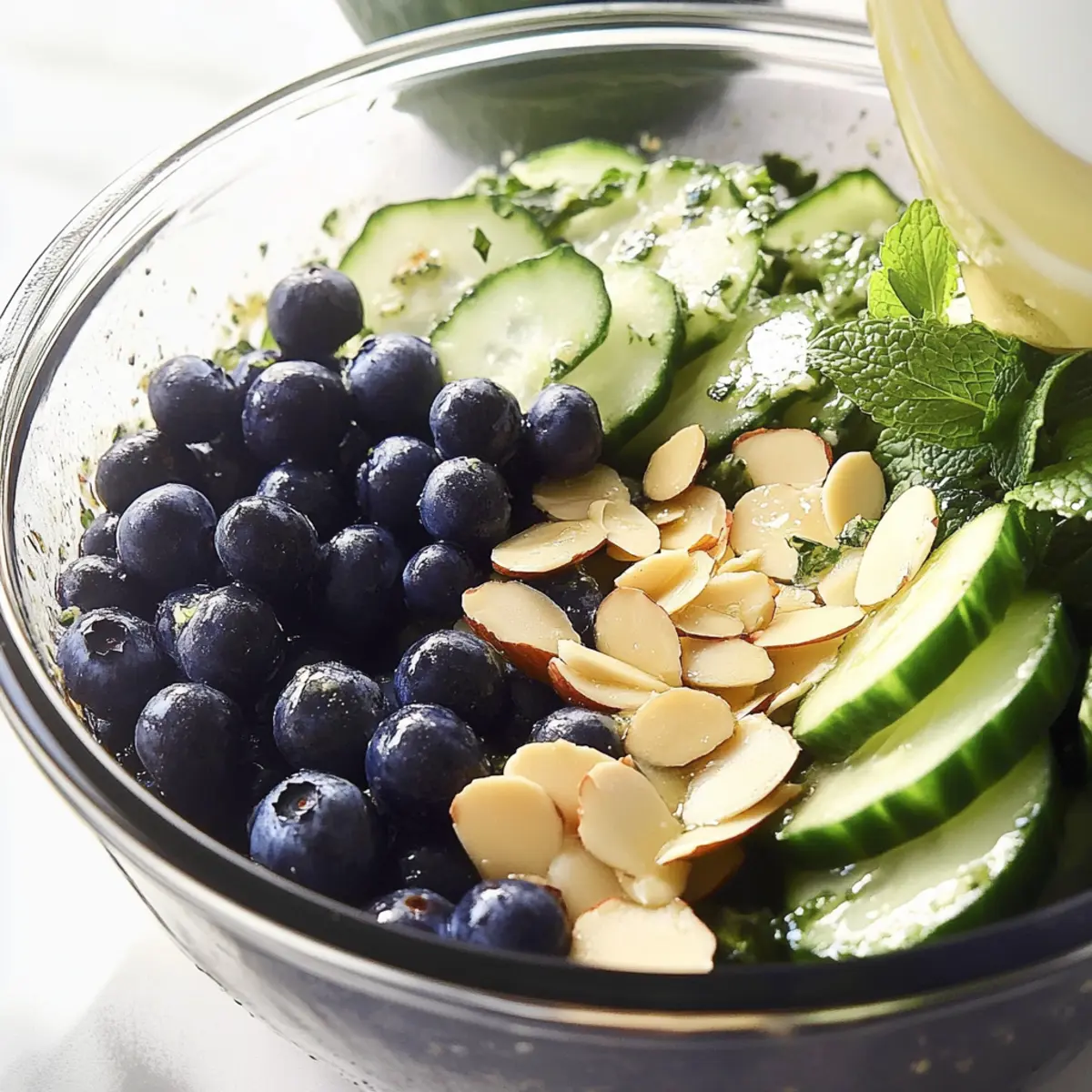 Cucumber Blueberry Salad