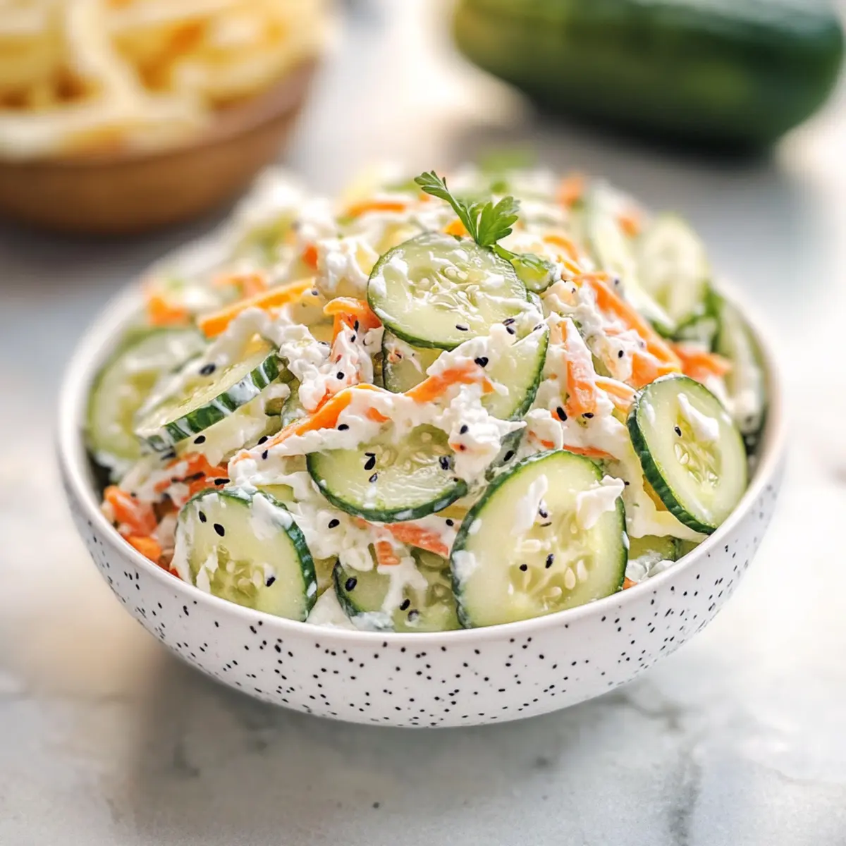 Viral Cucumber Salad