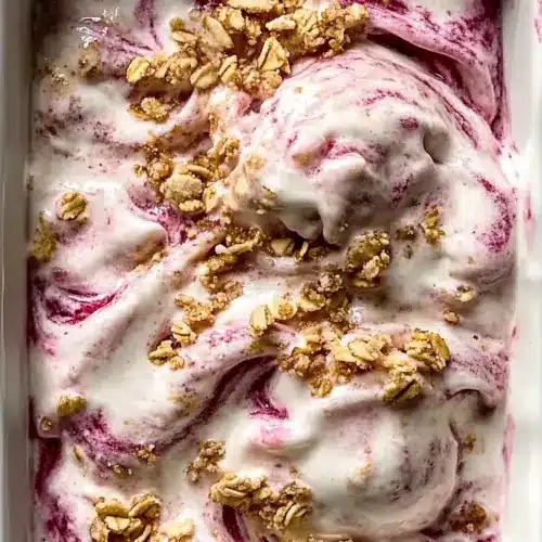 Rhubarb Crisp Ice Cream
