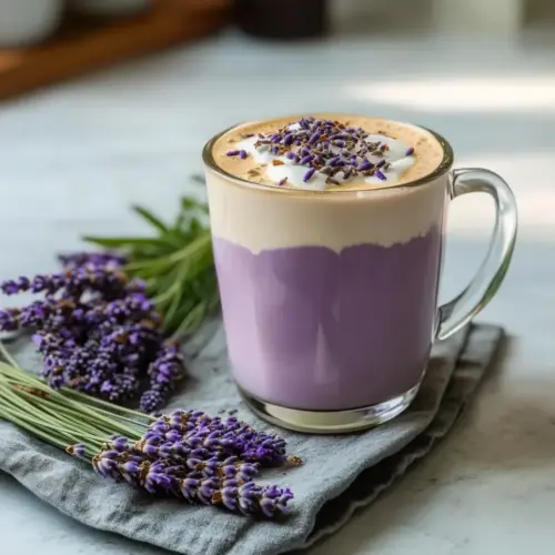 Lavender latte