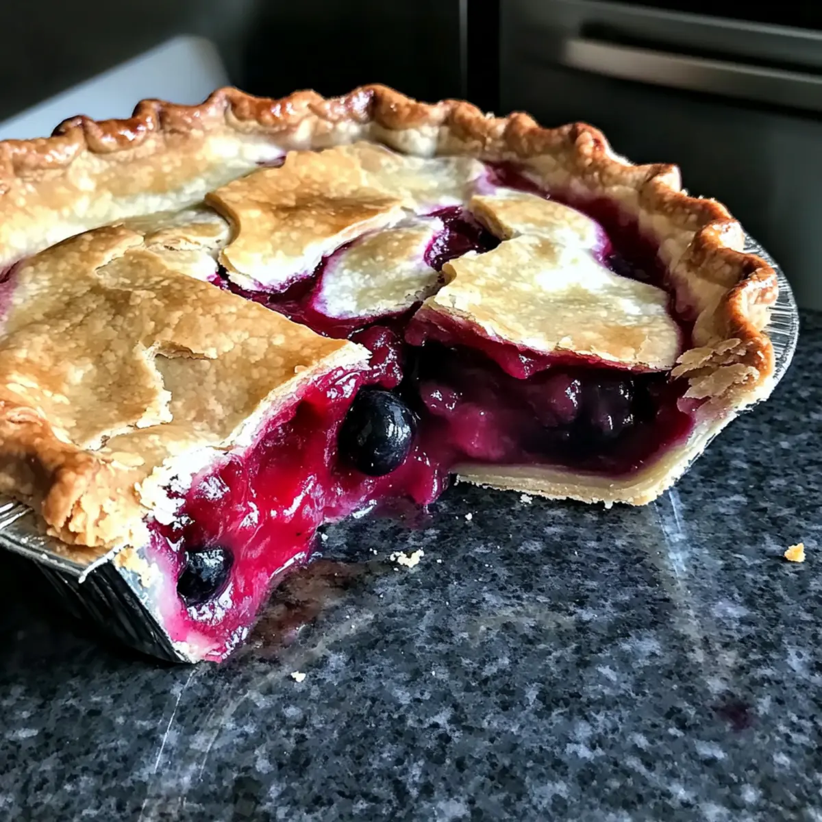 Rhubarb Berry Pie Recipe