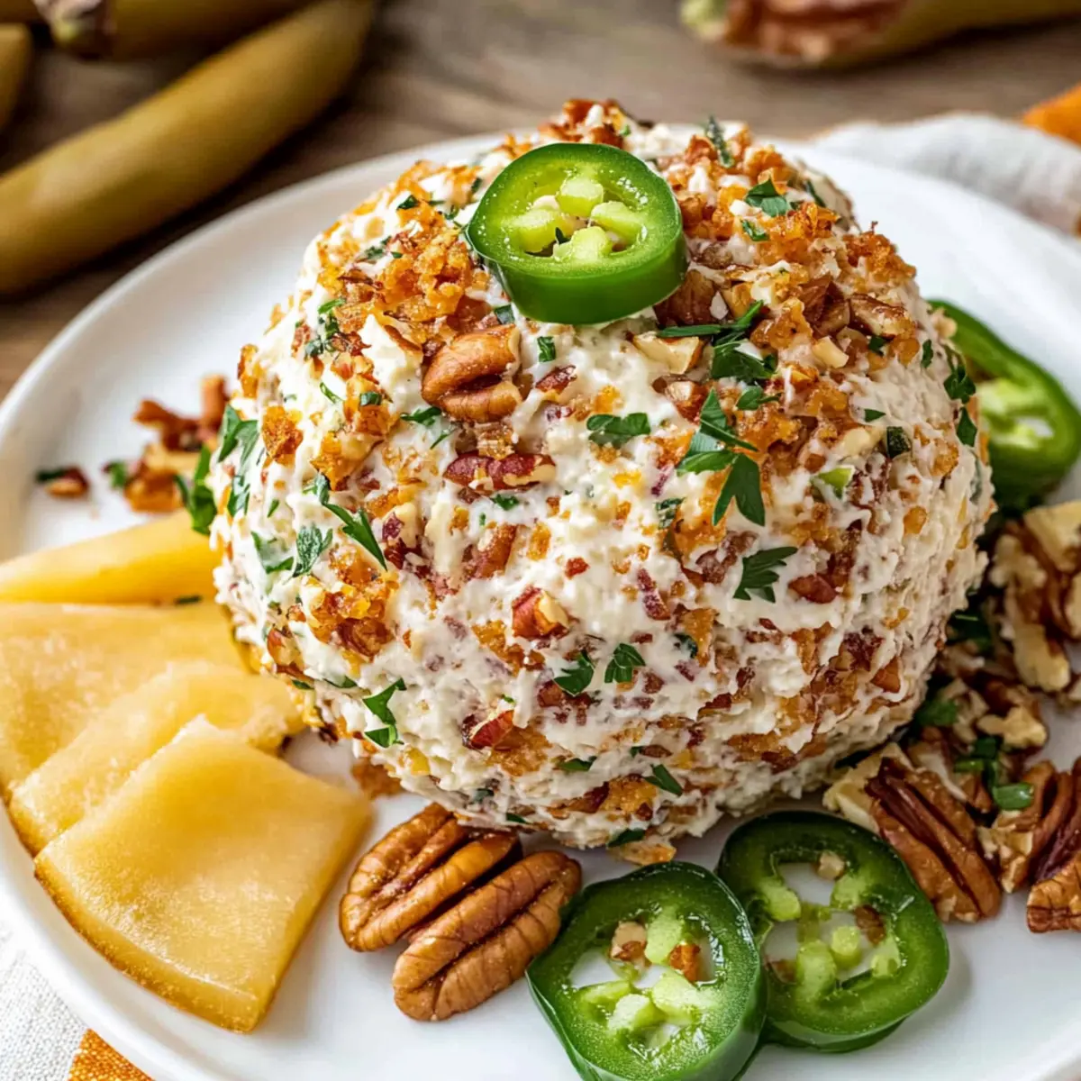 Jalapeno Popper Cheese Ball