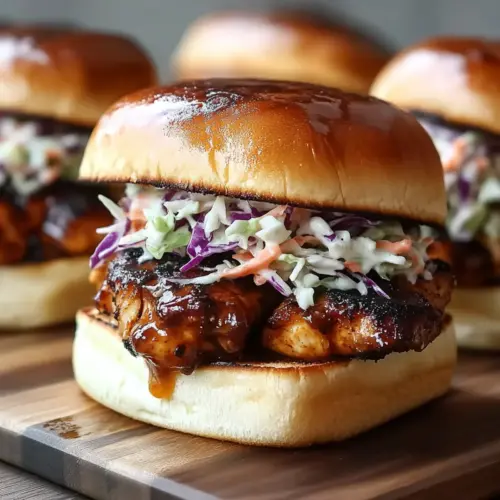 Honey Chipotle Chicken Sliders