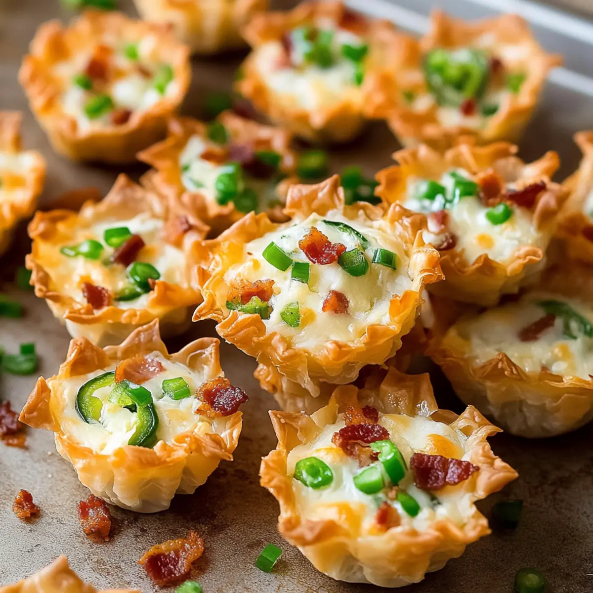 Cheesy Jalapeño Popper Bites