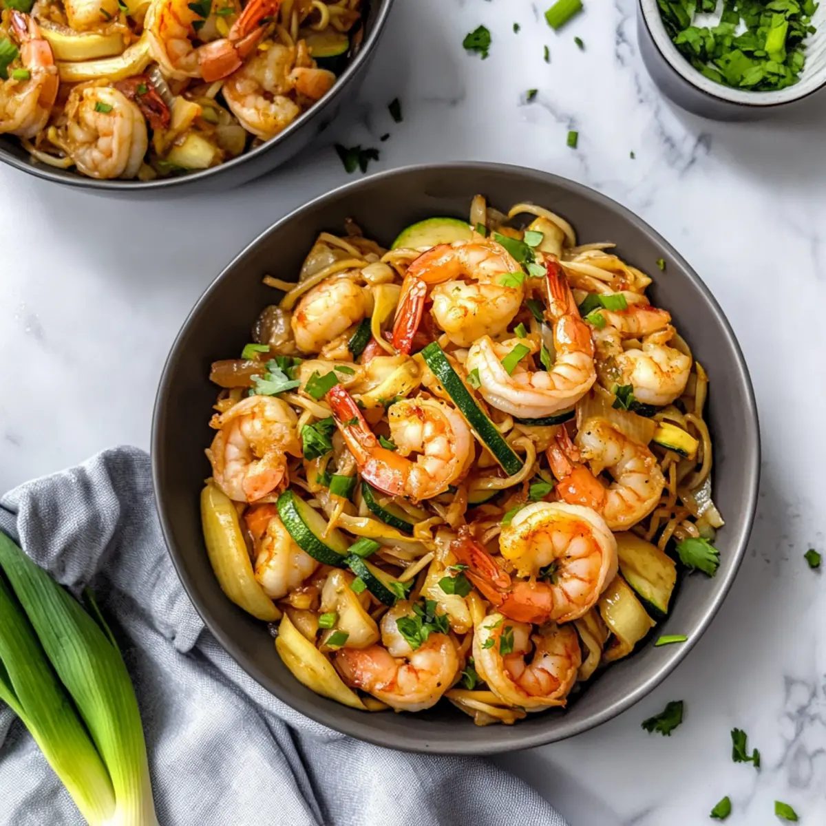 Shrimp Vegetables Stir Fry