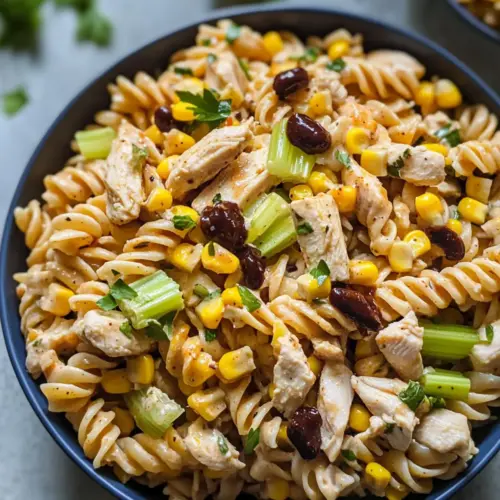 BBQ Chicken Pasta Salad